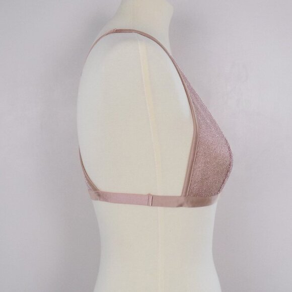 nwt VS metallic knit plunge bralette bra - Picture 5 of 9